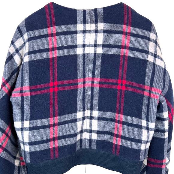 J.CREW Plaid Wool Bomber Jacket Women's XL - Picture 7 of 11